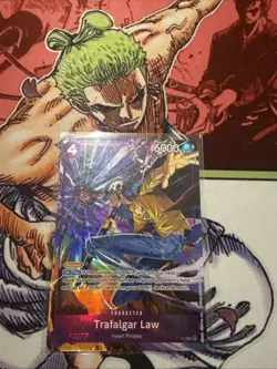 Trafalgar Law (Illustration Box Vol.6) P-093 One Piece Promotion Cards Foil - Image 1