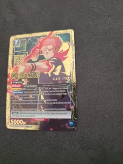UNION ARENA Jujutsu Kaisen Vol.2 EX04BT/JJK-3-015 SR *** ☆☆☆ Sukuna English /100 - Image 4