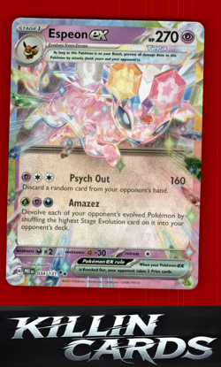 Espeon ex - 034/131 034/131 Pokemon Double Rare SV: Prismatic Evolutions Card NM - Image 1