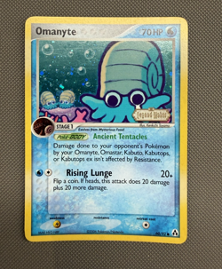 Omanyte Reverse Holo (60/92) ex Legend Maker Pokemon Card - Image 1
