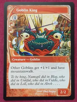 Magic The Gathering MYSTERY BOOSTER 2 MB2 GOBLIN KING red card MTG - Image 1