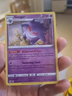 Gengar 066/196 - Non Holo Deck exclusive Lost Origin Pokemon card - Image 1