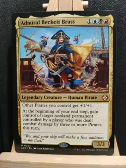 Admiral Beckett Brass - Lost Caverns of Ixalan - Mythic - NM (see pics) MTG - Image 1
