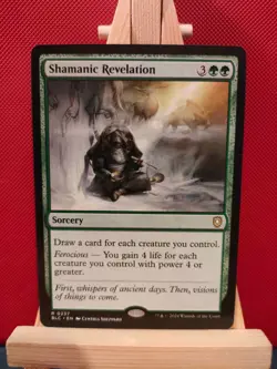 Shamanic Revelation - Bloomburrow Commander - Rare - NM - MTG - Image 1