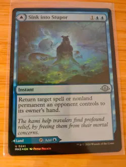 MTG Sink into Stupor (FOIL) 0241 Modern Horizons 3 M/NM Free UK P&P - Image 1