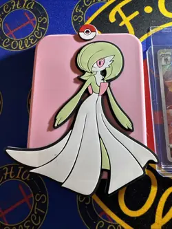 Pokemon Chinese Gardevoir CSUC Holo Illustration Rare + Card Holder 007/012 - Image 3