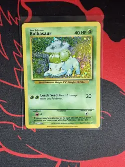 Bulbasaur 001/034 Holo Classic Collection Trading Card Game Classic Pokemon NM - Image 1