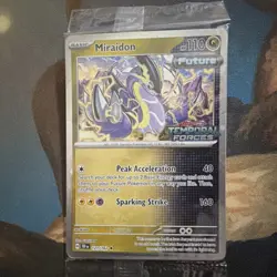 Pokemon TCG Miraidon 121/162 SV05: Temporal Forces Promo Holo Cosmos SEALED - Image 1