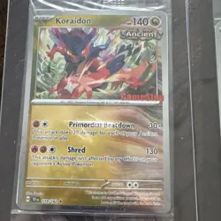 Koraidon 119/162 Miraidon 121/162 Temporal Forces Sealed Pokemon Promo Cards - Image 3