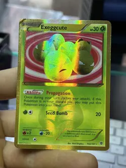 #2 Exeggcute 102/101 Plasma Blast 2013 Secret Rare Holo Rare Pokemon Card TCG - Image 3