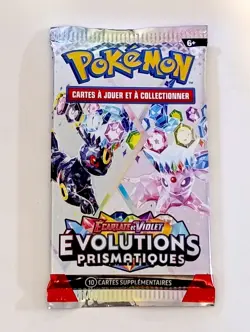BOOSTER DE 10 CARTES POKEMON EVOLUTIONS PRISMATIQUES EV8.5 FR NEUF SCELLE - Image 1
