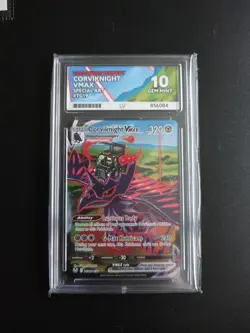 Pokemon TCG Corviknight VMAX Silver Tempest TG19/TG30 Special Art Ace 10 - Image 1