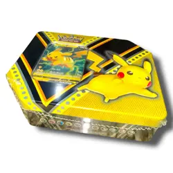 POKEMON TCG Pikachu V Powers Tin Sealed Sword & Shield Sun & Moon XY Series - Image 3