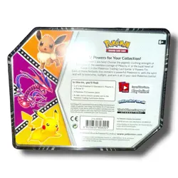 POKEMON TCG Pikachu V Powers Tin Sealed Sword & Shield Sun & Moon XY Series - Image 5