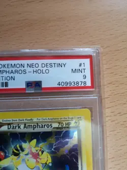 Pokemon Dark Ampharos 1st edition Neo Destiny Holo PSA 9!!! - Image 2