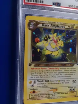 Pokemon Dark Ampharos 1st edition Neo Destiny Holo PSA 9!!! - Image 5