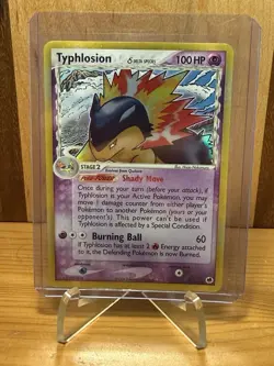 Typhlosion - Dragon Frontiers 12/101 Reverse Holo 100 HP Delta Species Pokemon - Image 2