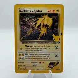 Pokemon TCG Rocket's Zapdos Classic Collection Celebrations 15/132 NM - Image 1