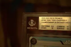 One Piece TONY TONY CHOPPER P-065 CS CHAMPIONSHIP EVENT BGS 9 - Image 5