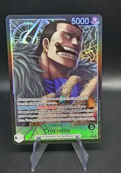 One Piece TCG Crocodile Alt Art Leader OP14-079 The Azure Sea’s Seven English - Image 1