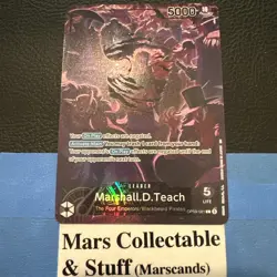 One Piece: English 2nd Anniversary Set OP09-081 Marshall.D.Teach (Leader) - Image 1