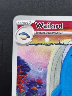 Pokemon TCG Wailord Illustration Rare Card Journey Together 162/159 Near Mint - Image 2