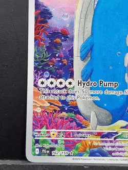 Pokemon TCG Wailord Illustration Rare Card Journey Together 162/159 Near Mint - Image 4