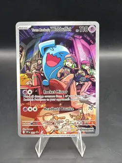 Team Rocket's Wobbuffet 203 Sv: Scarlet & Violet Promo Cards Holo - Image 1