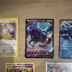 Pokemon TCG Mixed Lot 9 Cards Banette GX, Meowth, Calyrex V, Glaceon EX - Image 4