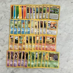 Pokemon Card Lot 1999 WOTC 50 Different Cards Lots Of 1st Edition Or Uncommon NM - Image 1