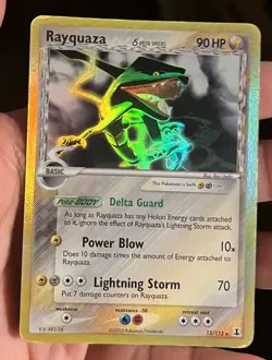 Pokemon Rayquaza Delta Species 13/113 Holo Rare 2005 Nintendo Trading Card - Image 1