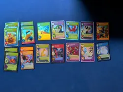 Marvel Super Hero Squad TCG cards- Lot of 17 4 Star Foils And 1 Promo - Image 1