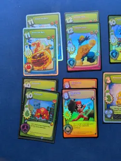 Marvel Super Hero Squad TCG cards- Lot of 17 4 Star Foils And 1 Promo - Image 2