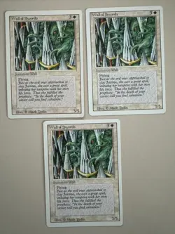 Wall of Swords x3 Set - MTG - REVISED (3rd) - ENGLISCH - ©1994 NM/M - Image 1