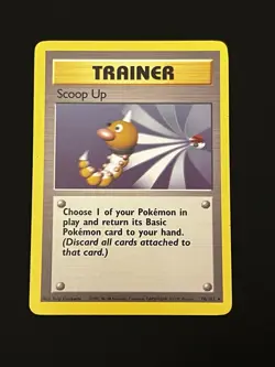 Scoop Up - 78/102 Base Set - Pokemon TCG - 1999 MP - Image 1