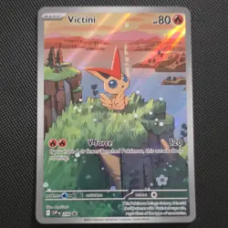 Pokemon Victini Full Art Promo Holo Basic SVP 208 80 HP 120 ATK 2025 - Image 1