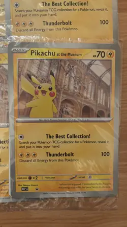 Pokemon Pikachu At The Museum Jumbo Promo Sealed - x10 - Image 1