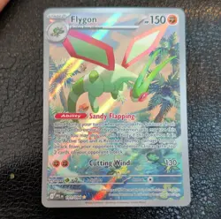 Pokemon TCG Flygon 101/094 Phantasmal Flames Illustration Rare Holo 150 HP Eng - Image 1