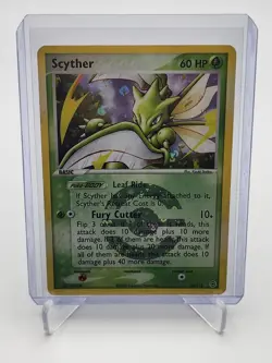 2004 Pokemon Scyther 29/112 Rare Fire Red & Leaf Green Reverse Holo MP TCG WOTC - Image 1