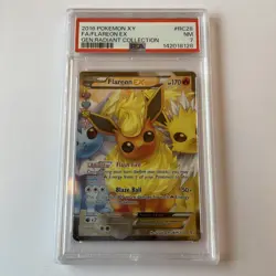 2016 POKEMON GENERATIONS RADIANT COLLECTION FLAREON EX #RC28 PSA 7 NM #125066131 - Image 1