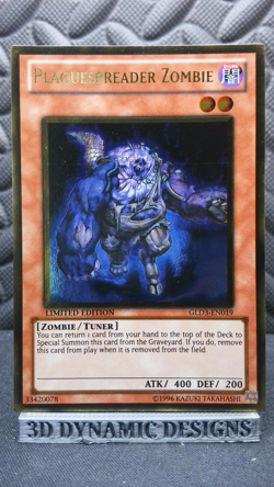 | Yugioh Plaguespreader Zombie GLD3-EN019 Gold Series 3 NM-/VLP 🔥 | - Image 1