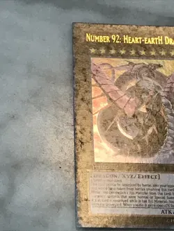 2x Yu-Gi-Oh! “Number 92: Heart-Earth Dragon Ultra Rare 1st Ed CBLZ-EN045 - Image 3