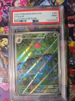 2023 Pokemon Mew En Ivysaur Special Illustration Rare PSA 9 #167 - Image 1