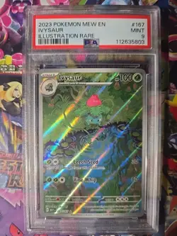 2023 Pokemon Mew En Ivysaur Special Illustration Rare PSA 9 #167 - Image 2