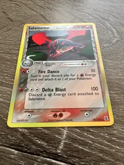 Salamence Delta Species 14/113 Holo Rare Pokemon TCG - Image 2