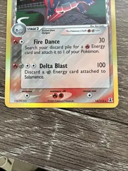 Salamence Delta Species 14/113 Holo Rare Pokemon TCG - Image 5