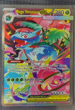 Mega Venusaur EX 177/132 SIR Mega Evolution Pokemon TCG English NM - Image 1