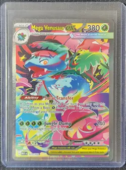 Mega Venusaur EX 177/132 SIR Mega Evolution Pokemon TCG English NM - Image 3