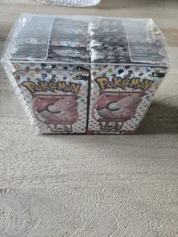 Pokemon 151 Booster Pack Lot – 36x Sealed Booster Packs Includes Display Case - Image 1