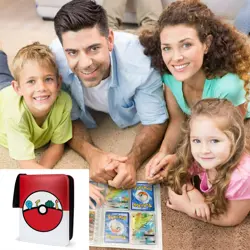 Pokemon Card Folder 4 Pockets Trading Album 480 Cards Portfolio Binder Wallet UK - Image 4